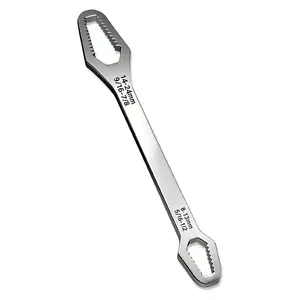 Universal Car Torx Wrench,8-24mm Self-tightening Wrench,Double-head Torx Spanner,Non-Slip Multi-function Wrench for Most Nuts & Bolts Repair,Professional Car Assembly & Disassembly Tool