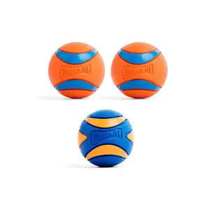 Chuckit! Ultra Ball& Ultra Squeaker Medium Assorted 3 Pack