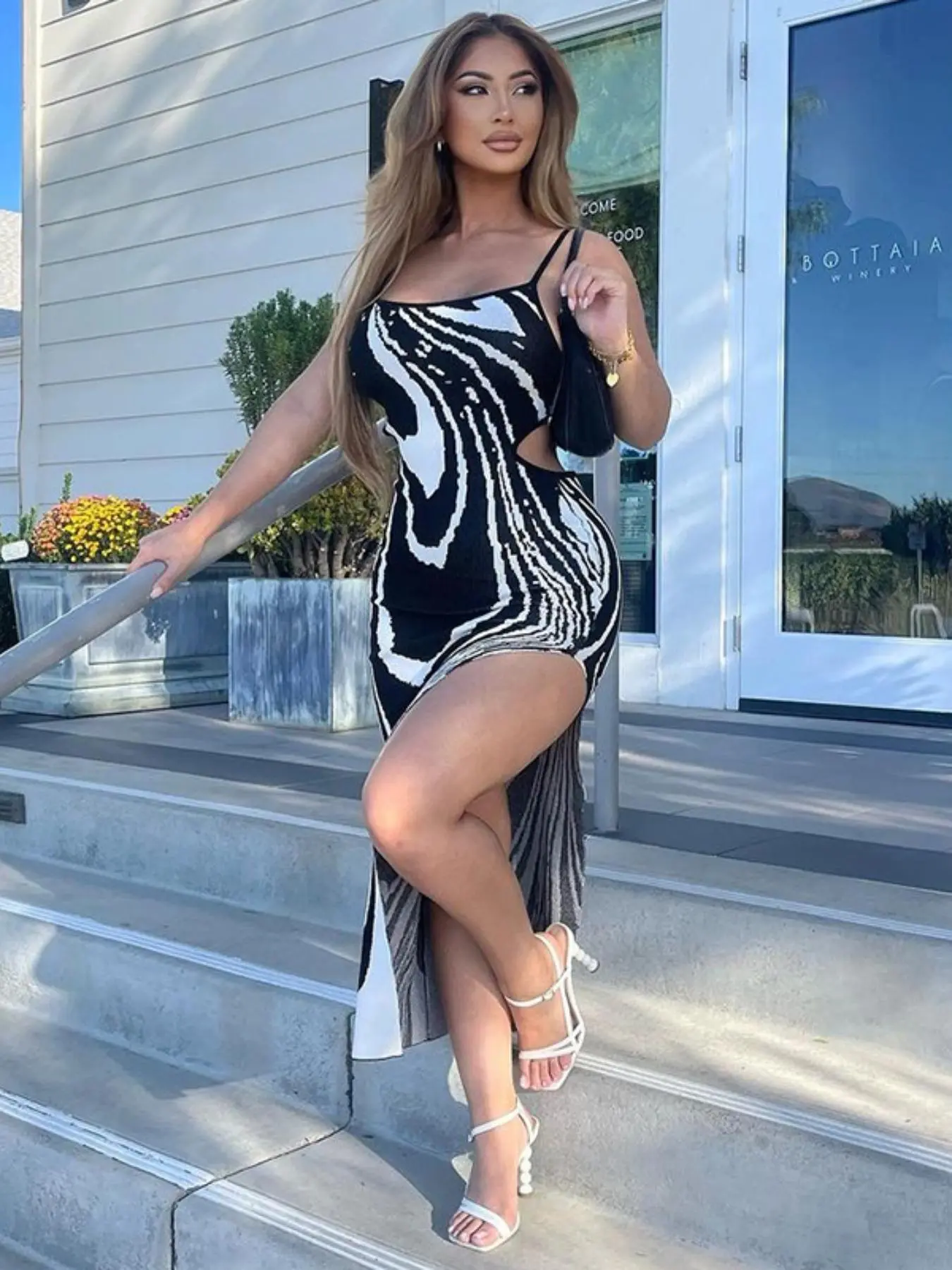 Women's All Over Print Split Thigh Cami Dress, Fashion Cut Out Backless Bodycon Long Dress, Dresses for Women, Ladies Summer Clothes for Party Club Night Out Valentine's Day, gift - TikTok Shop Women's All Over Print Split Thigh Cami Dress, Fashion Cut Out Backless Bodycon Long Dress, Dresses for Women, Ladies Summer Clothes for Party Club Night Out Valentine's Day, gift - TikTok Shop