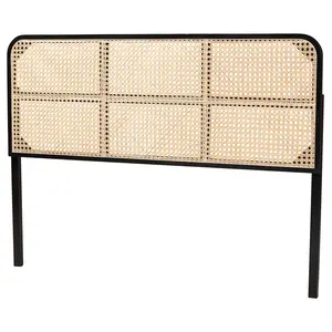 bali & pari Lainer Bayur Wood and Rattan QueenHeadboard bali & pari Lainer Bayur Wood and Rattan QueenHeadboard
