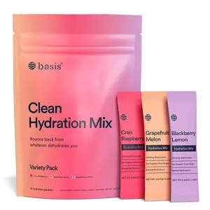 Hydration Mix | Basis | Variety Pack | 15-pack Beverage Powder