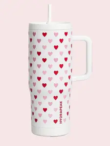 HYDRAPEAK Hearts Voyager Quencher 40 oz Stainless Steel Insulated Tumbler with Heart Design New Drinkware Flasks