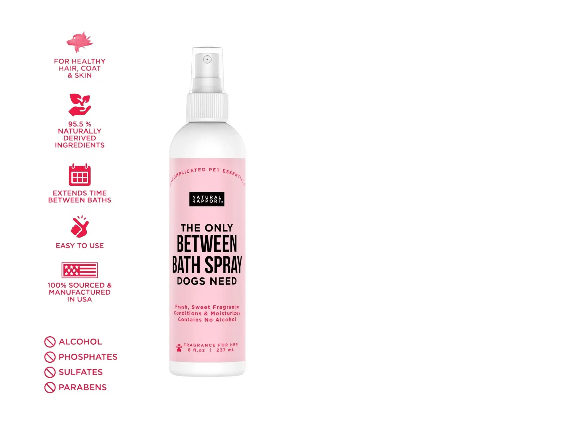 the Only Between Bath Spray Dogs Need - Female Scent