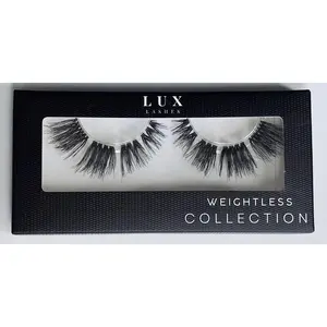 LUXE 1 Faux Mink Eyelashes - Weightless Collection, Black Packaging