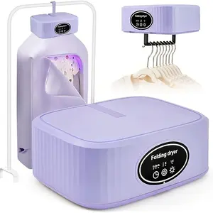 Portable Dryer, Mini Dryer Equipped with Timing Function-Compact and Convenient Drying Solution for Apartment, Dormitory, RV-Fast and Easy-to-Use Compact Dryer with Drying Bag, Suitable for Delicate Clothes