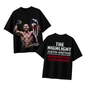 UFC 250 Years Freedom Justin Gaethje Ver 2 Shirt, UFC Fighters Tshirt MMA Fan, UFC Champions Sports Shirt, Menswear, Made In USA