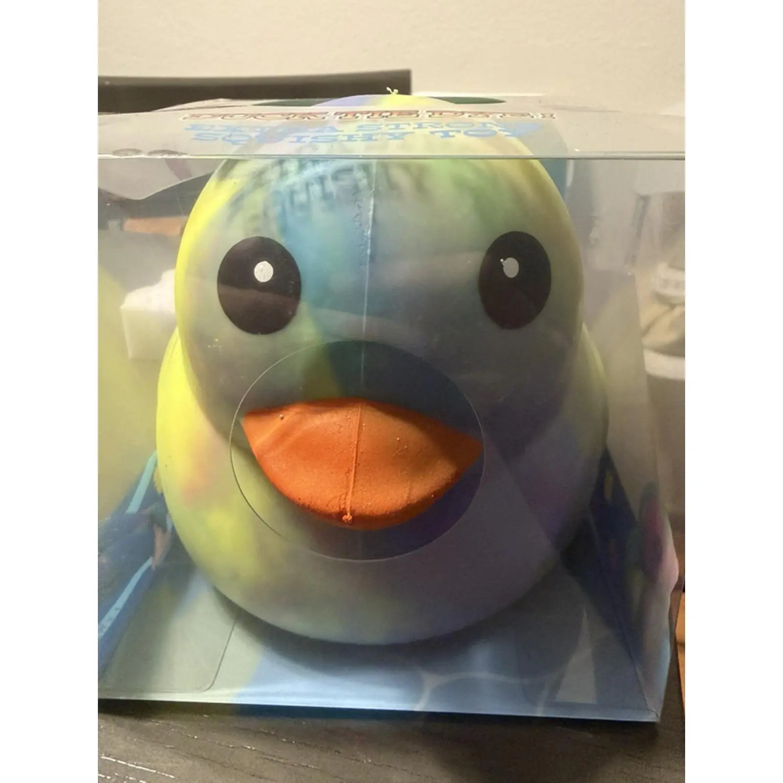 Giant Duck Squishies - Fidget Sensory Stuff, Colorful Stress Relief Classic Novelty Toy for Kids