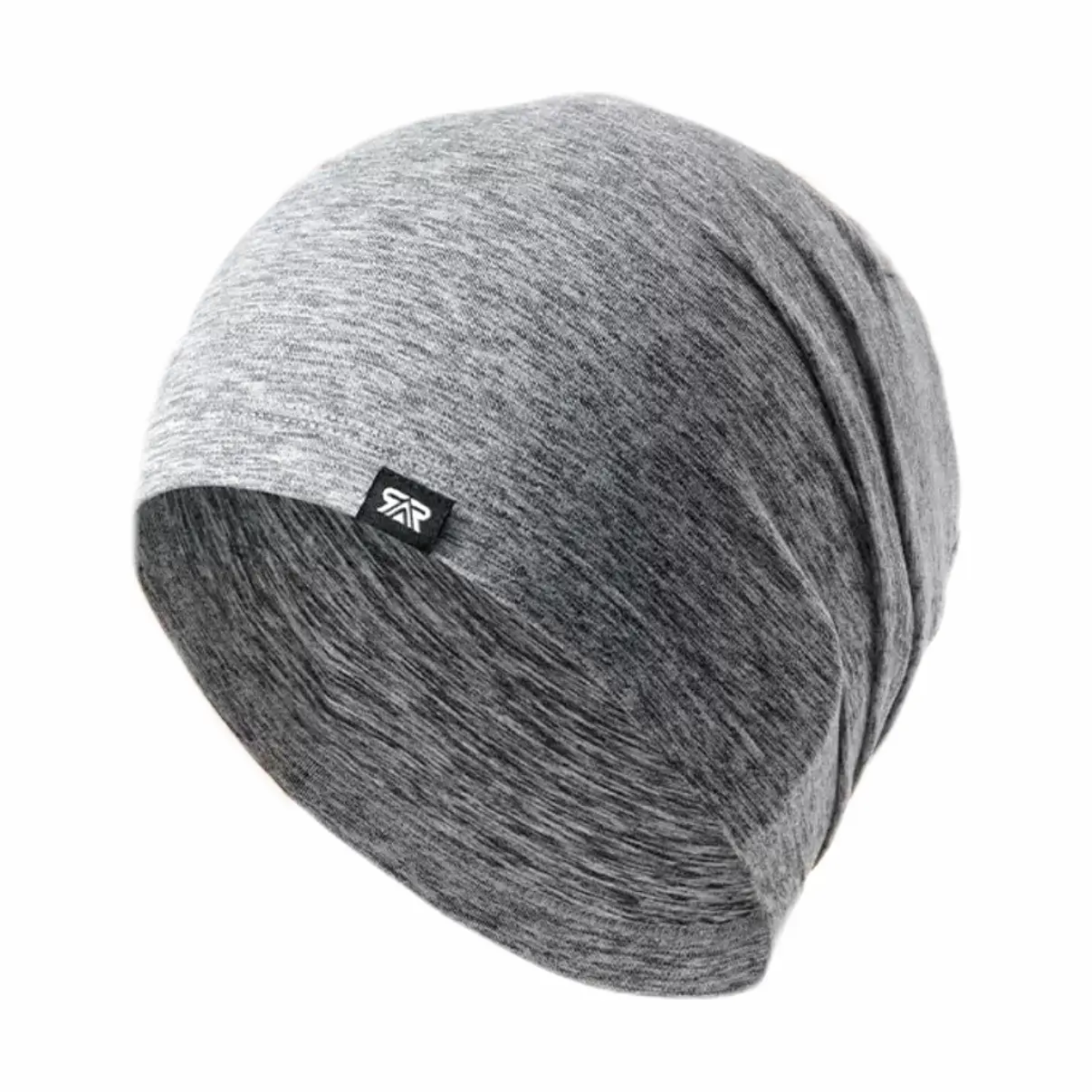 Unisex Polyester Blend Beanie Hat, Lightweight Stretch Skull Cap for Running, Cycling, Every Day Wear, Black
