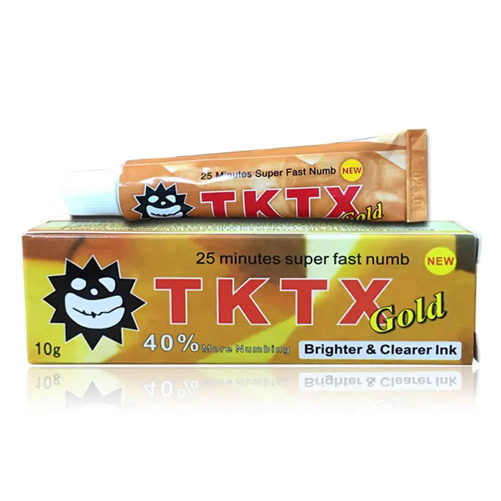 Gold 40% painless tattoo cream