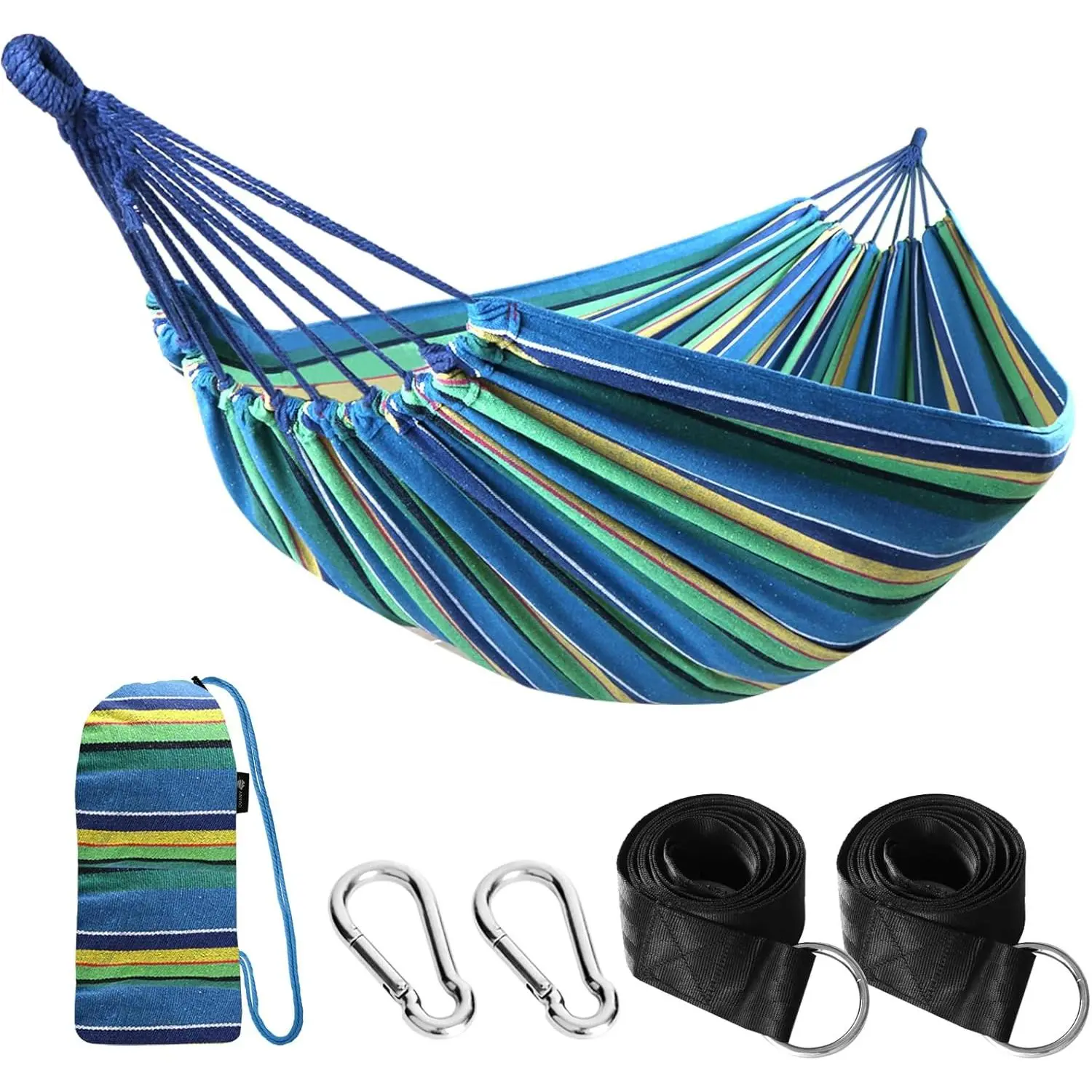 Blue/Yellow/Green Stripe
