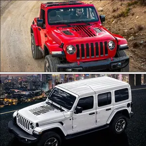 American Flag Distressed Decal, 1 Count Vinyl Waterproof Universal Car Sticker, Car Decorative Sticker for All Car SUV Truck Window Door Sides Windshield