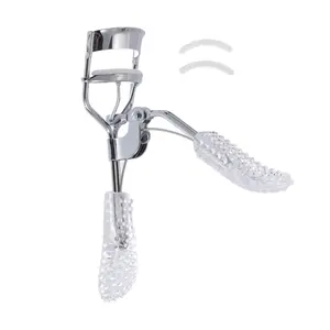 VOCOSTE Women's Convenient Eyelash Curler for Beauty Parlor Business Travel Clear White