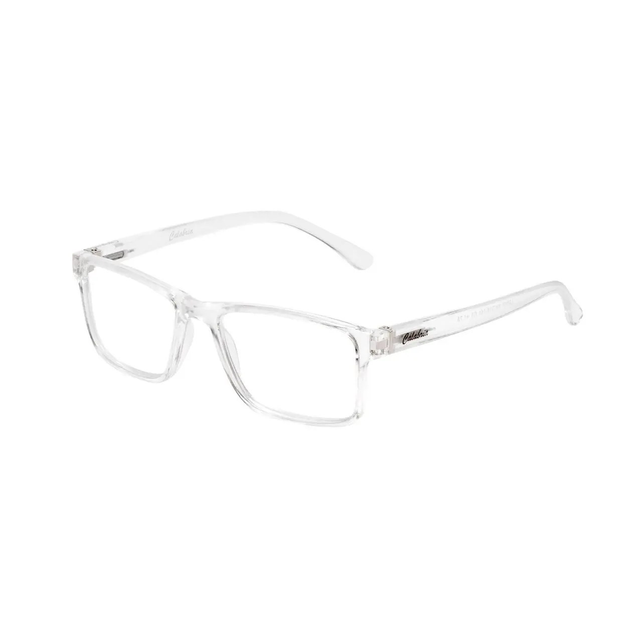 Calabria L2007-C3 Unisex Designer Reading Glasses Crystal Clear 54mm Custom Lens Eyeglasses Lightweight