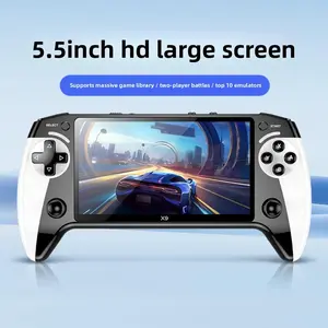 Retro Handheld Game Console with Crystal HD IPS Screen, 20000+ Classic Games, TV Connection Cable, Expandable Memory Card Storage, and Included Controller