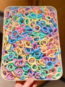 300pcs Hair Accessory Set, High Elastic Durable Colorful Hair Ties, Suitable for Daily Use, Casual Style, All Seasons