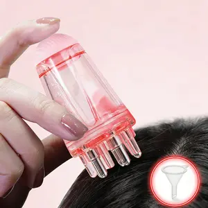 2-Piece Liquid Guide Comb Set, Multi-Functional Scalp Massage Comb, Roller Essence Injector, Portable Scalp Care Tool, Hair Growth Treatment Comb