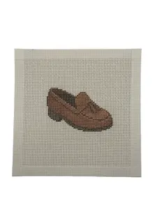 Brown Loafer Needlepoint Canvas