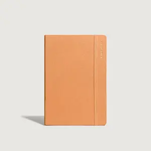Paper Path Daily Lines Notebook - 200 Lined Pages, Elastic Closure, Internal Pocket, Ideal for Writing and Organizing