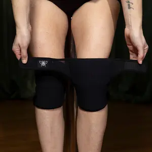 Bee's Knees Knee Pads, Velcro Straps for Pole Dancing