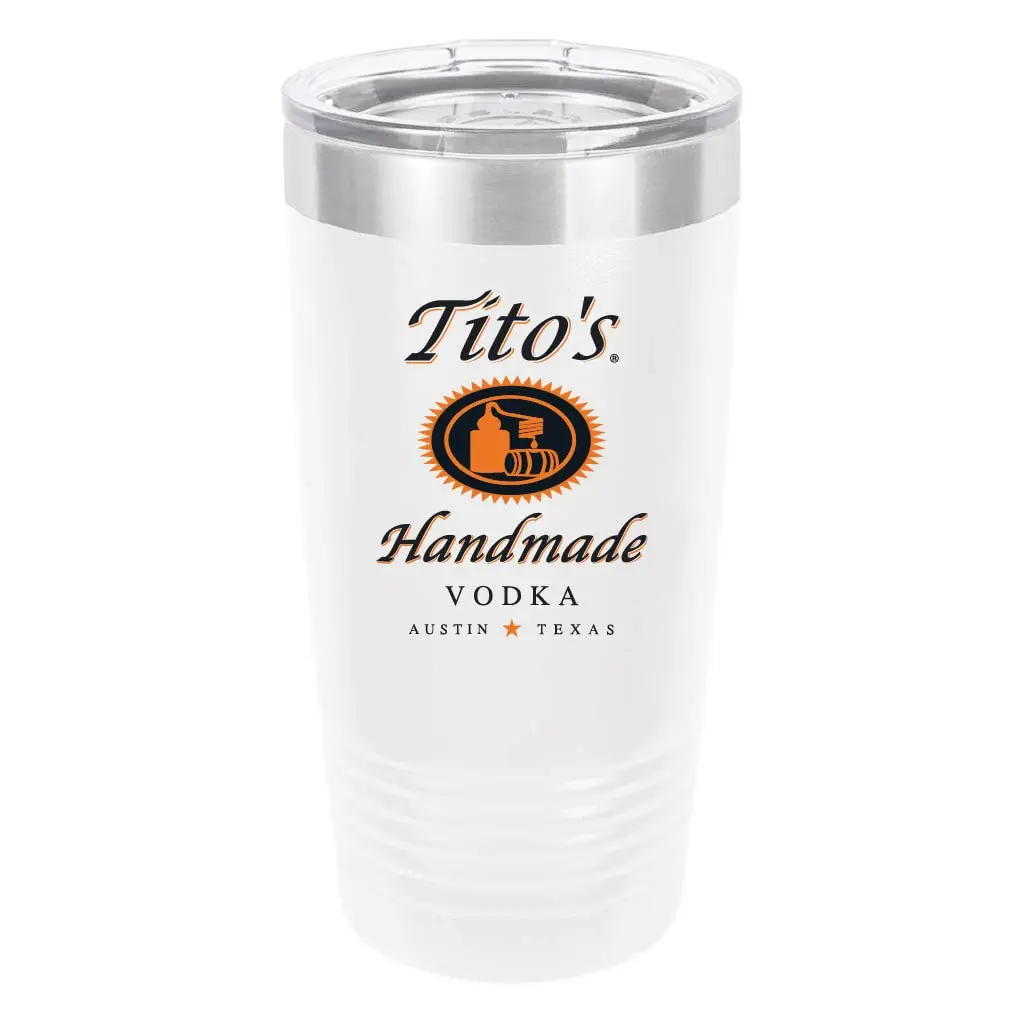 ZONK SHOP Polar Camel Titos 20oz Stainless Steel Tumbler - Insulated Cup - Keeps Hot/Cold Drinks - 20oz Capacity - Modern Design - Reusable - Perfect for Travel & Everyday Use