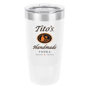 ZONK SHOP Polar Camel Titos 20oz Stainless Steel Tumbler - Insulated Cup - Keeps Hot/Cold Drinks - 20oz Capacity - Modern Design - Reusable - Perfect for Travel & Everyday Use