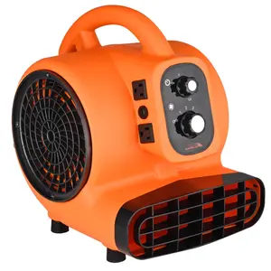 Floor Blower 1/4 HP 1000 CFM Air Mover For Drying And Cooling, Portable Carpet Dryer Fan With Four Adjustable Angles And Built-In Timer, ETL Listed For Janitorial, Home, Commercial And Industrial Use