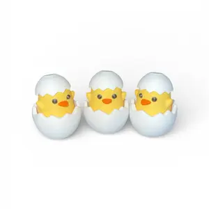 3D Printed Baby Chick Egg Fidget Clicker