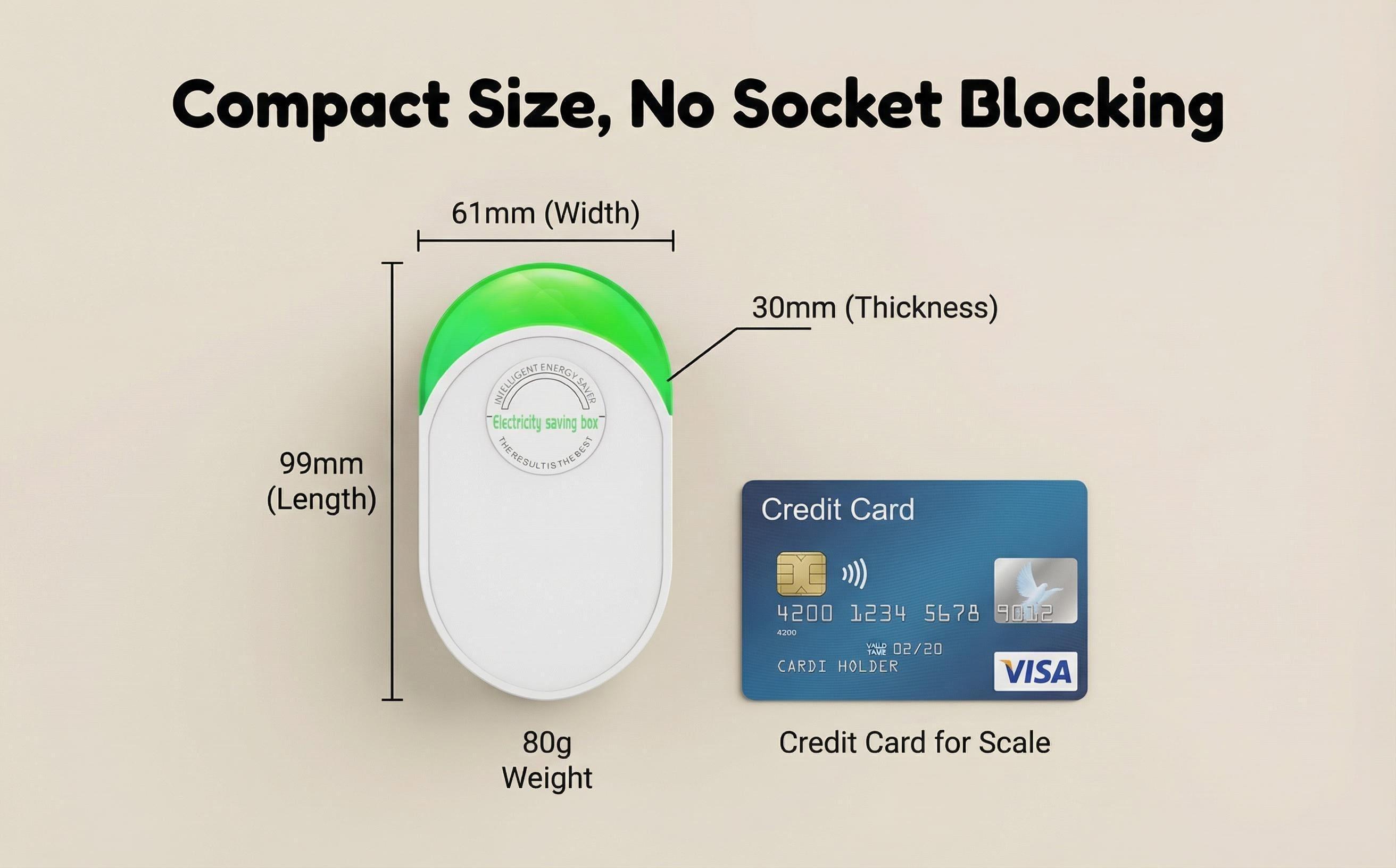 Smart Home Intelligent Power Saver High Efficiency Household Electricity Saving Device Energy Saving Box for Home Office Apartment Use