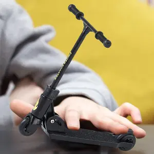 Kids Kick Scooter Finger BMX Foldable T-type Finger Scooter With Brake Educational Toys Finger Skateboards Fun Fingertip Movemet