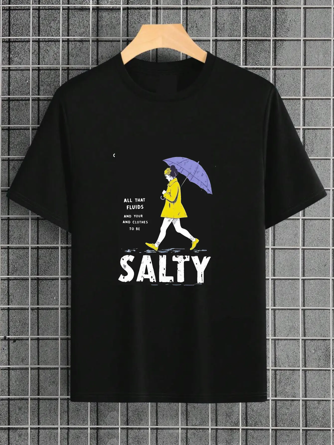 Men's t shirts Halloween Girl Walking With Purple Umbrella betty boop y2k shirts oversized tshirt men clothes men , women y2k clothing godspeed shirt mixed emotion shirts 100% cotton Casual Fashion Menswear Top.
