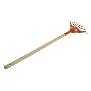 212 MAIN Tierra-Derco RP40110 40 in Leaf Scoop Rake Handle - Kids-Friendly Durable Outdoor Garden Tool, Lightweight Grip Straight Shaft, Ames Gardening Accessory