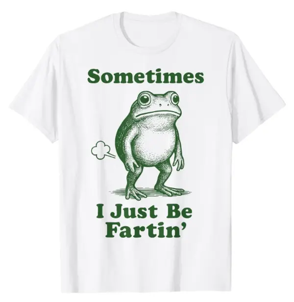 Funny Cartoon Frog Meme T-Shirt