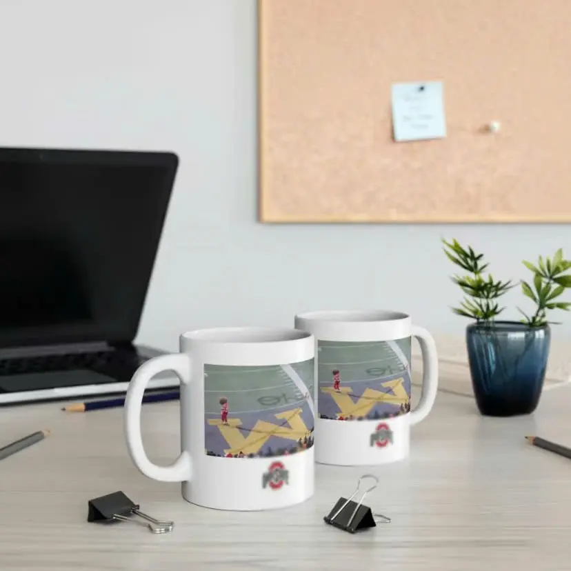 [Mug] Collection Bruutuus Buckeyeee Oh Snow Mug, Oh Football Team Drinkware, Sport
