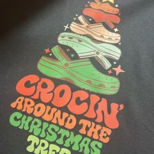 Crockin Around The Christmas Tree TShirt Cotton