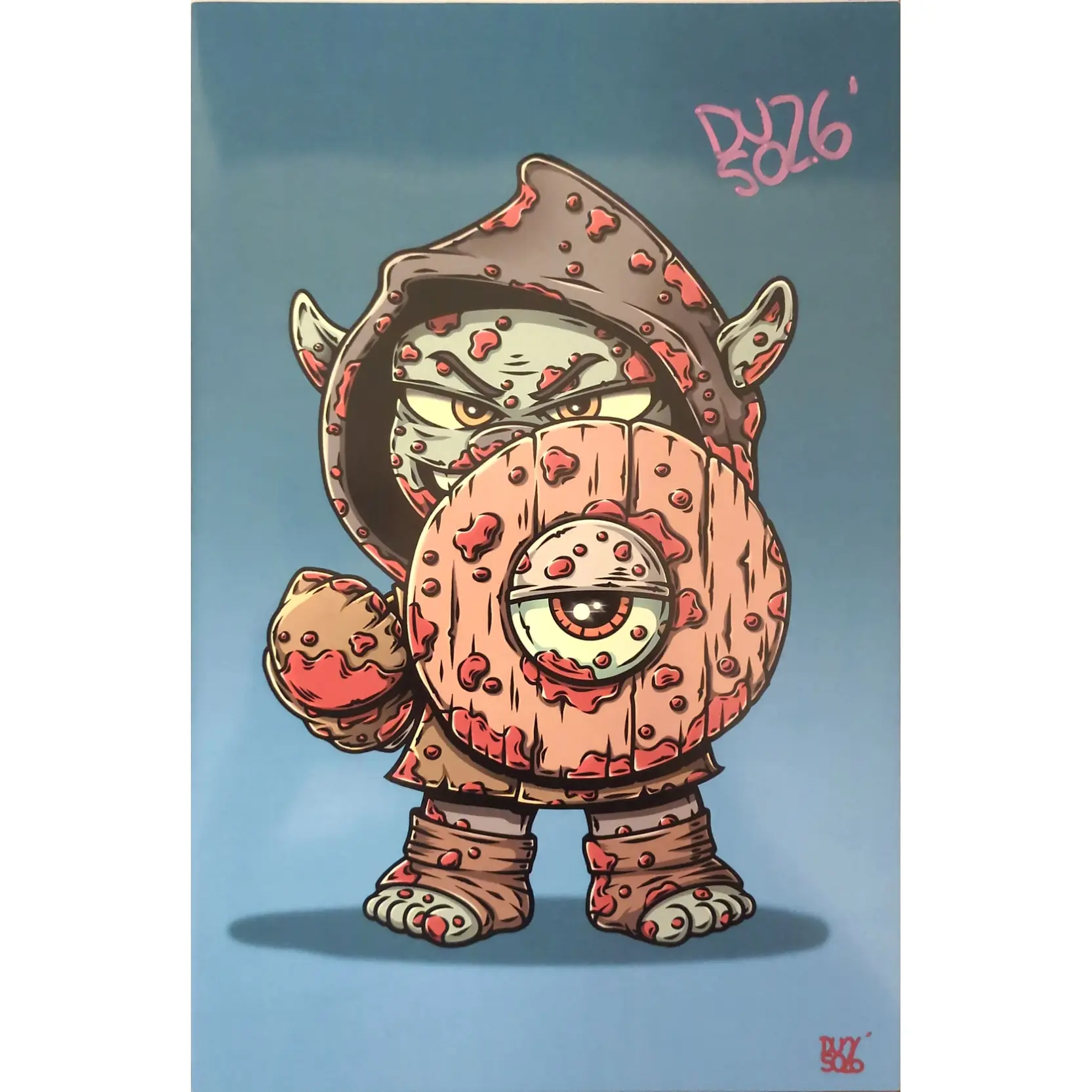 Signed Andy Duso. Artbook, W/COA, D'Orc Bloody