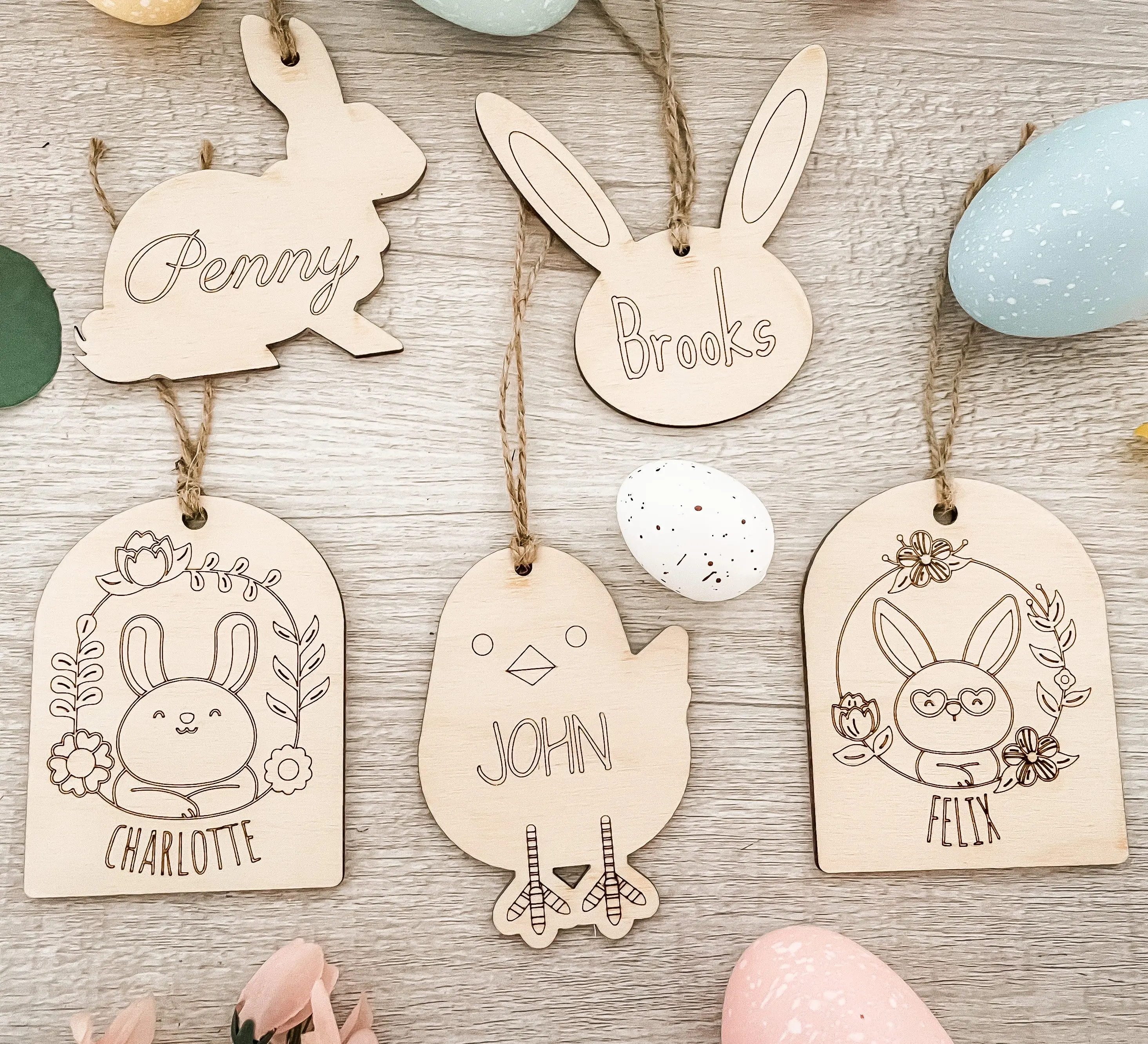 Personalized Easter Basket Tag