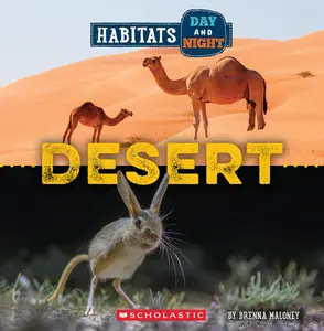 USED-Desert (Wild World: Habitats Day and Night) by Maloney, Brenna (Paperback)