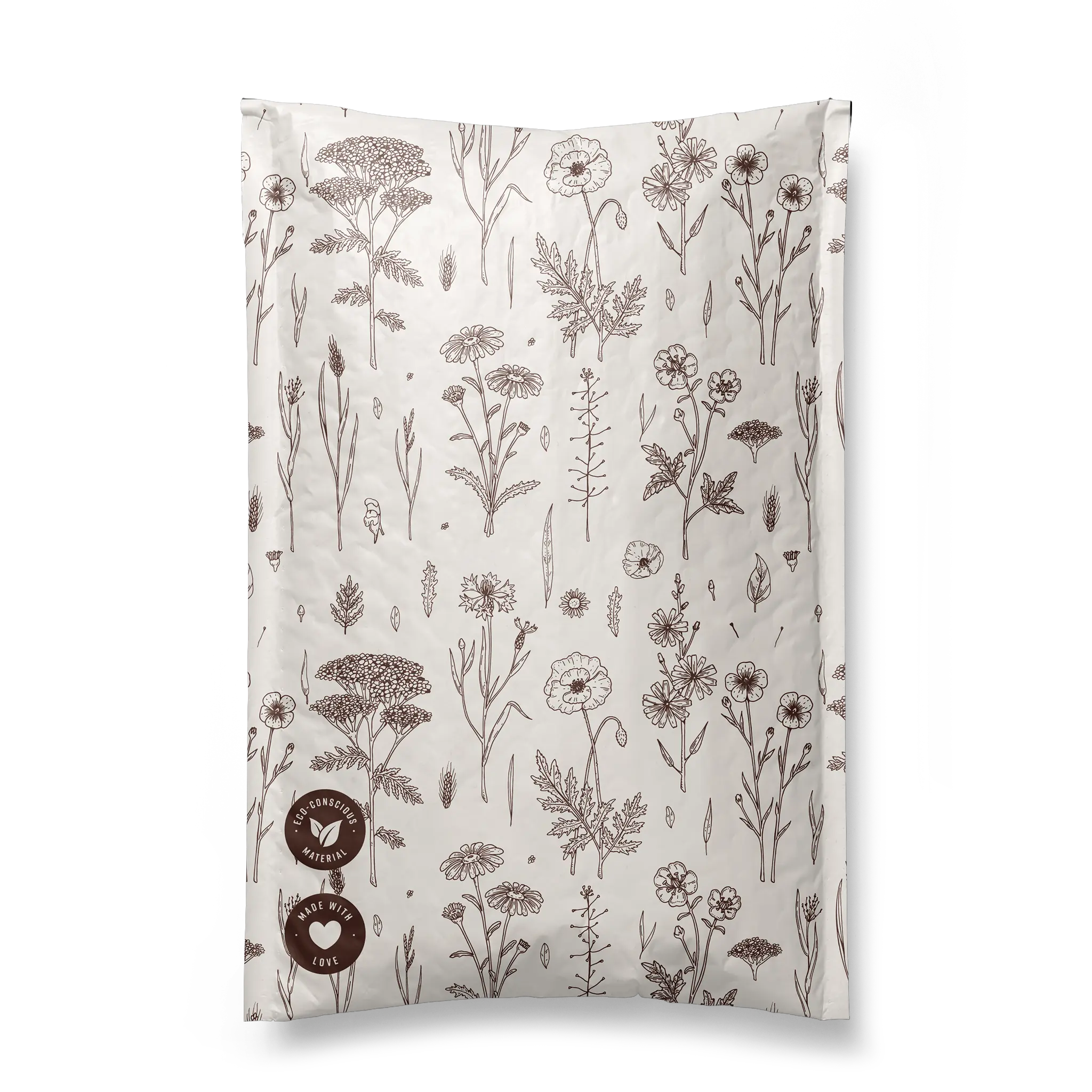 Wildflower Biodegradable Bubble Mailers 6" x 9"