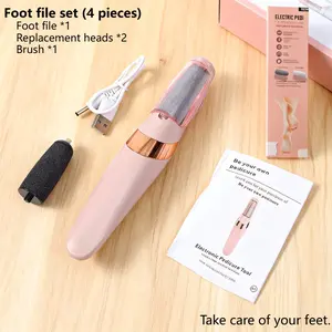 Electric Foot Callus Remover | Rechargeable and Portable Pedicure Kit, Electric Exfoliator, Dead Skin Trimmer, Foot Grinder, Foot Care Device, Professional Foot Care, Ideal Gift for Removing Dead Skin