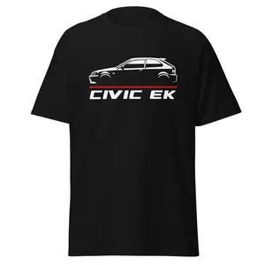 Premium T-Shirt For Civic EK Car Enthusiast Grandpa Dad Son Birthday Gift Men's Tee