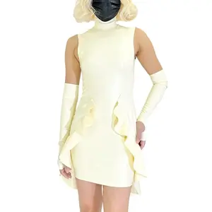 Latex Dress for Women - Casual Style, Comfortable Fit, Ideal for Everyday Wear - Womenswear