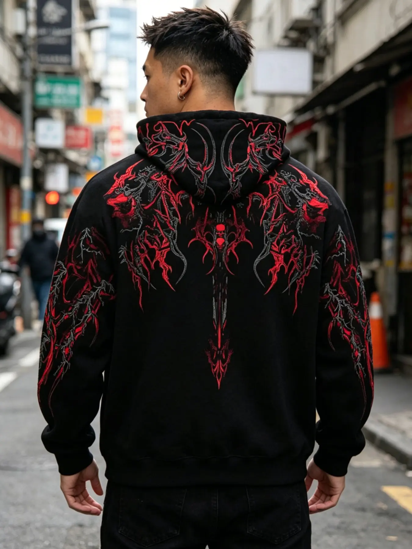 ecko hoodie green black graffic - TikTok Shop