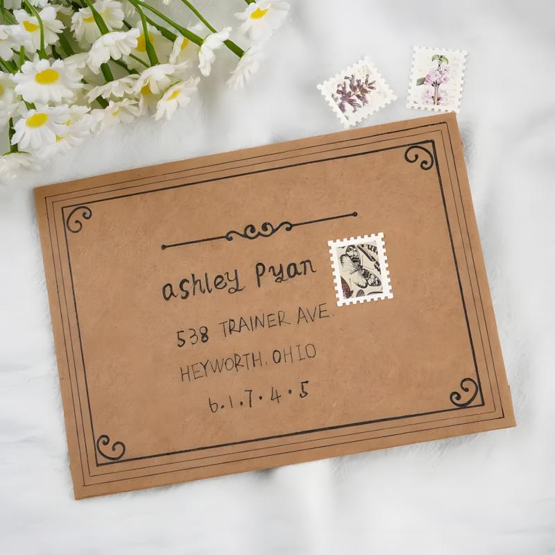 Stop Cutting by Hand!  Large Stamp-Style Puncher for Perfect Edges. Easy DIY Postage Stamps for Envelopes & Journals. Great Gift for Crafters, Teachers & Kids - Note: This product does NOT include stickers or refill materials