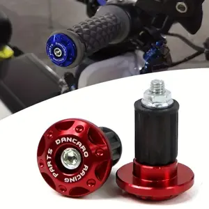 Motorcycle aluminum alloy handle plug modified universal anti-skid faucet handle throttle two-color handle plug balance plug