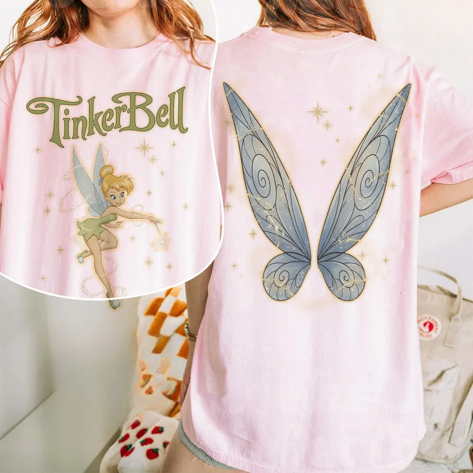 WDW  Vintage Peter Pan Tinker Bell Shirt, Tinkerbell Princess Shirt, Retro Y2K WDW Princess Shirt, Fairy Style Shirtary USA, Father's Day Gift