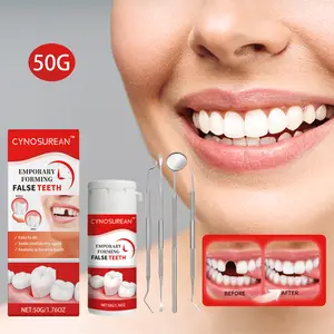 Cynosurean Moldable Dental Gel Dentures Temporary Fillings for Cavities and Teeth Fillings 30ml Box Plastic Resin Kit