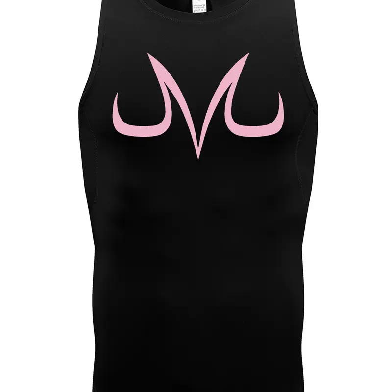 Men's Regular Fit Graphic Print Round Neck Sleeveless Top, Quick Drying Breathable Sleeveless Sports Vest for Summer, Activewear Sleeveless, Basketball Running Gym Training, Workout Clothing
