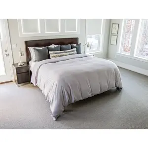 Super King Duvet Cover Silver Sconce