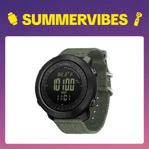 AVTREK Men's Outdoor Sport Digital Wrist Watch Multifunctional Smart Watch Swimming Military Army Watches Altimeter Barometer Compass Waterproof 50m summervibes outdoorfun