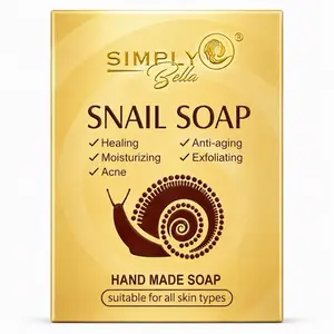 Simply Snail Soap Bar – Handmade Moisturizing Cleansing Soap for All Skin Types